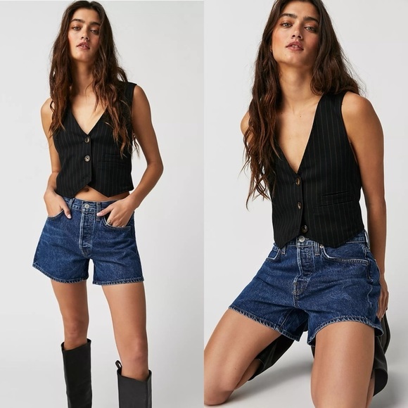 Agolde Pants - Agolde Parker Long Short Enamour